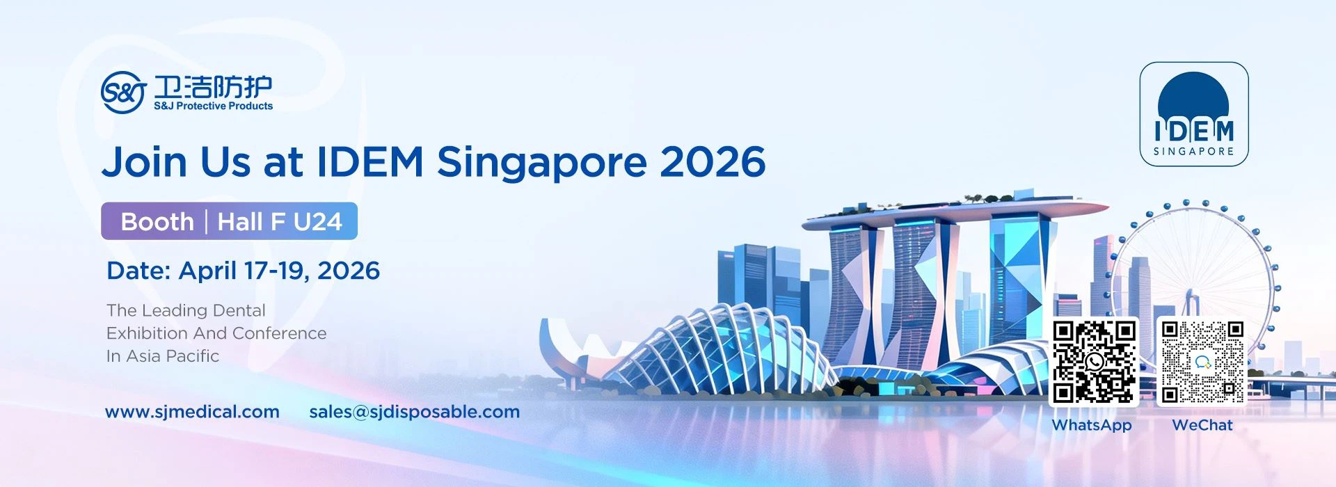 Join Us At IDEM Singapore 2026 From April 17th To 19th, Hall F Booth #U24
