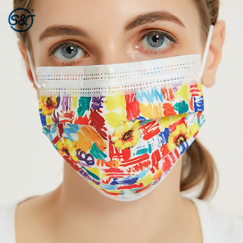 Fashion Printed Ear-loop Face Mask